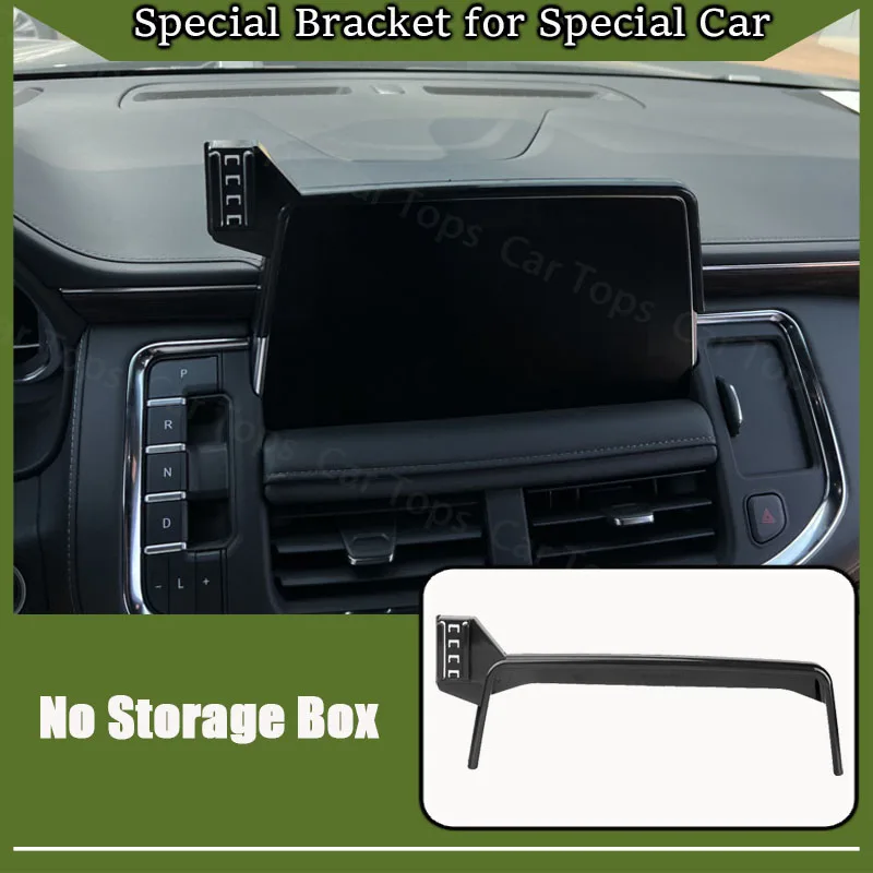 Chevrolet Tahoe 2021  2024 화면 자동차 휴대 전화 홀더 GPS 브래킷 중력 마운트 지원 자동 스탠드 액세서리 GMT1YC