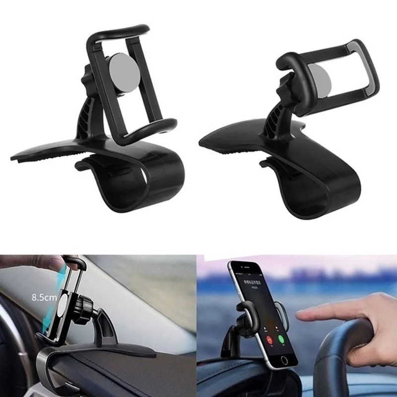 PhoneHolderforCarDashboardMobilePhoneHolderClip360Adjustable