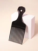 1PCS wide toothed brush comb fork brush insertion type hair comb plastic gear comb curly hair African hairstyle tool 2