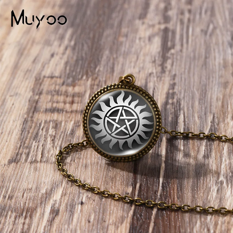 Collana Supernatural Sam Con Ciondolo Galassia - Vetro E Lega Di Zinco, Design Unico E Vintage - Foto 9