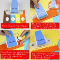 Punches Decorative Lace Edges Scroll Punch Embossing For Scrapbook Cards Easy To Operate DIY Handcraft Tool 4