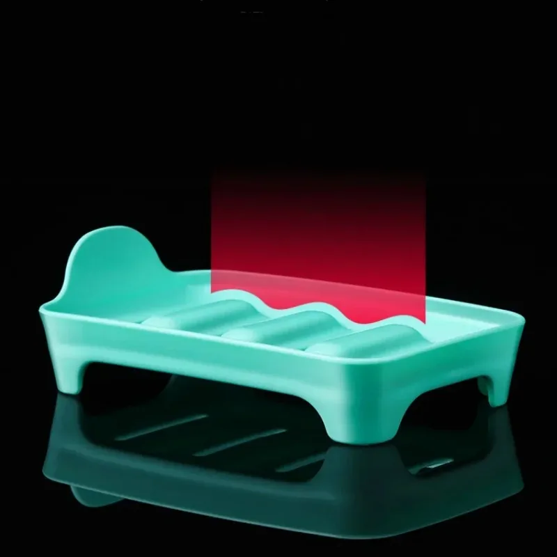 Japan Imported Travel Soap Container Portable Plastic  Box with Leachable Interlayer Soap Dish for Bathroom