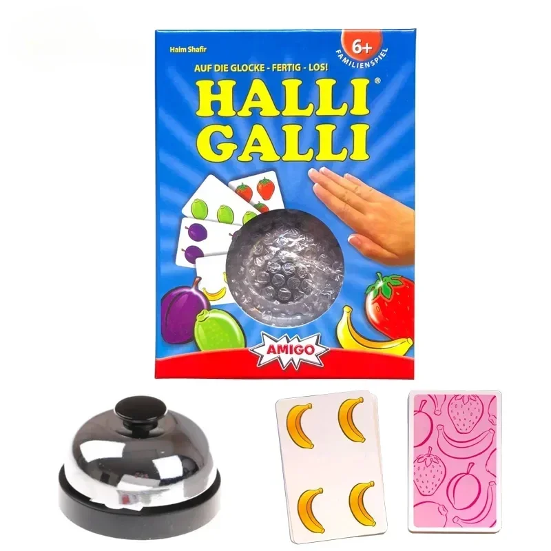 Halli Galli 탁상 보드 게임, 빠른 반응, 가족 레저 파티 활동, 교육용 멀티플레이어 인터랙티브 카드 장난감, XPY