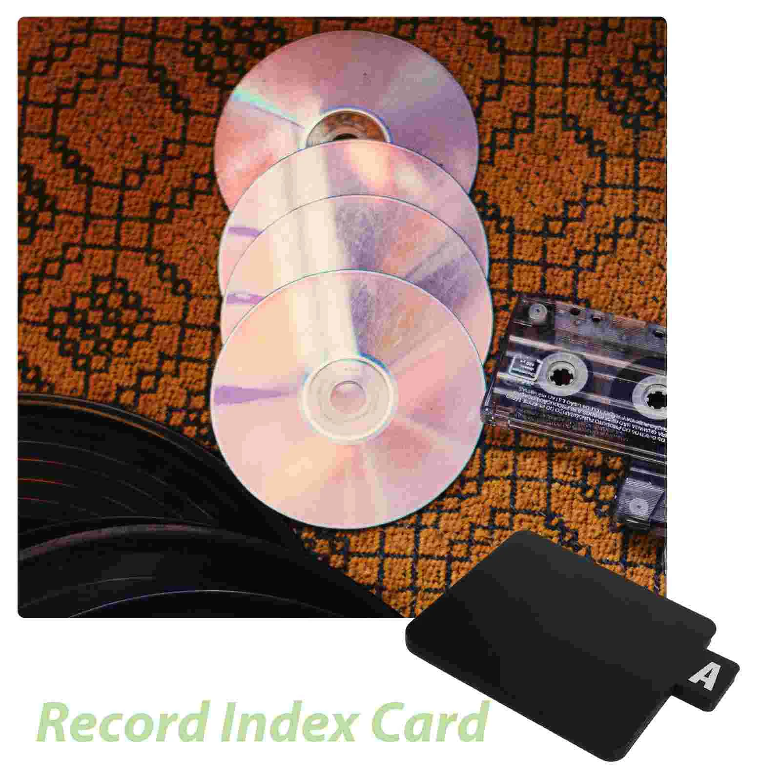 Vinyl Record Divider Aluminum Wax Strips Braces Album Organizer Alphabetical File Dividers Tabs Hard Disk