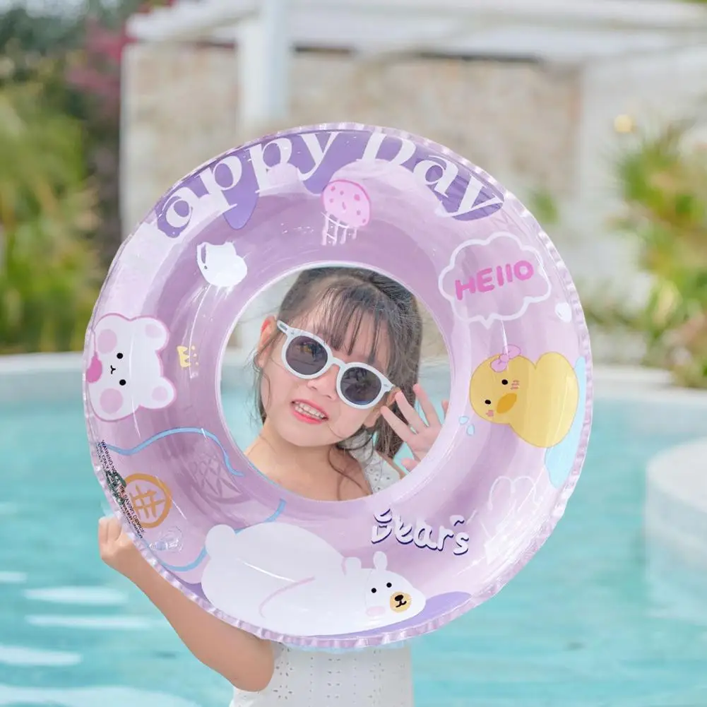 

Kids Swimming Ring Circle Carton Strong Buoyancy Inflatable Thickened Water Pool Ring Baby Children Swimming Ring Water Fun Toy