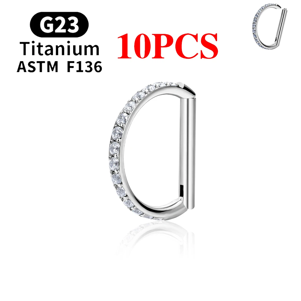10PCS Silver Color