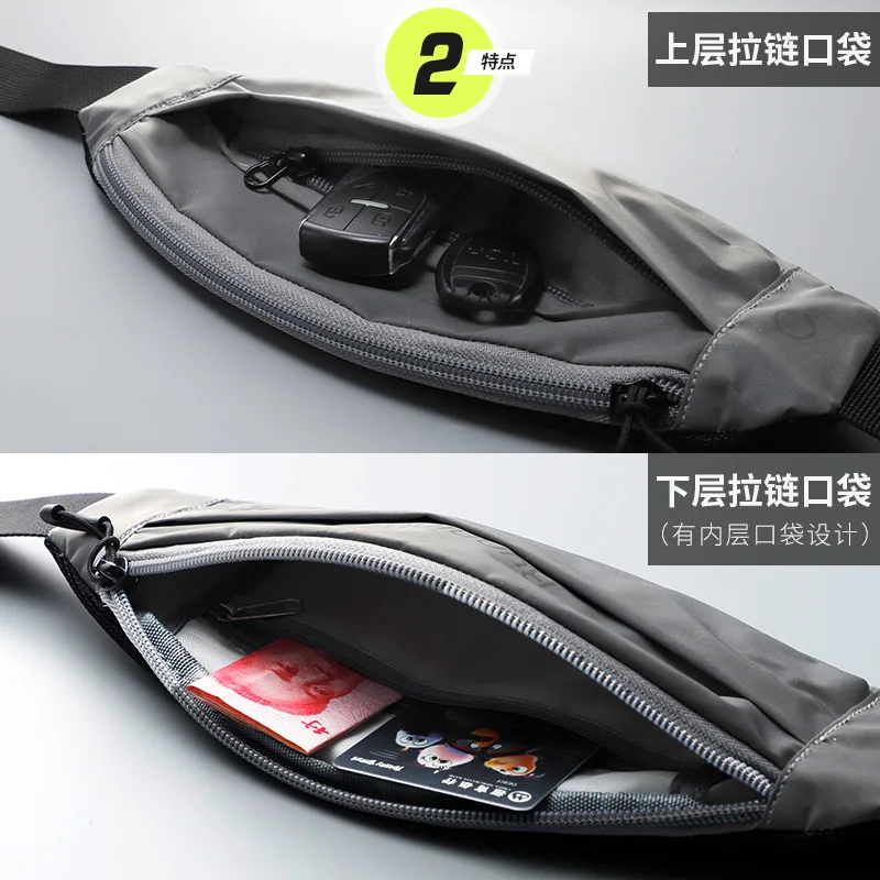 Waterproof Reflective Sports Bag for Night Running and Outdoor Activities - Keep Your Gear Safe and Visible 2