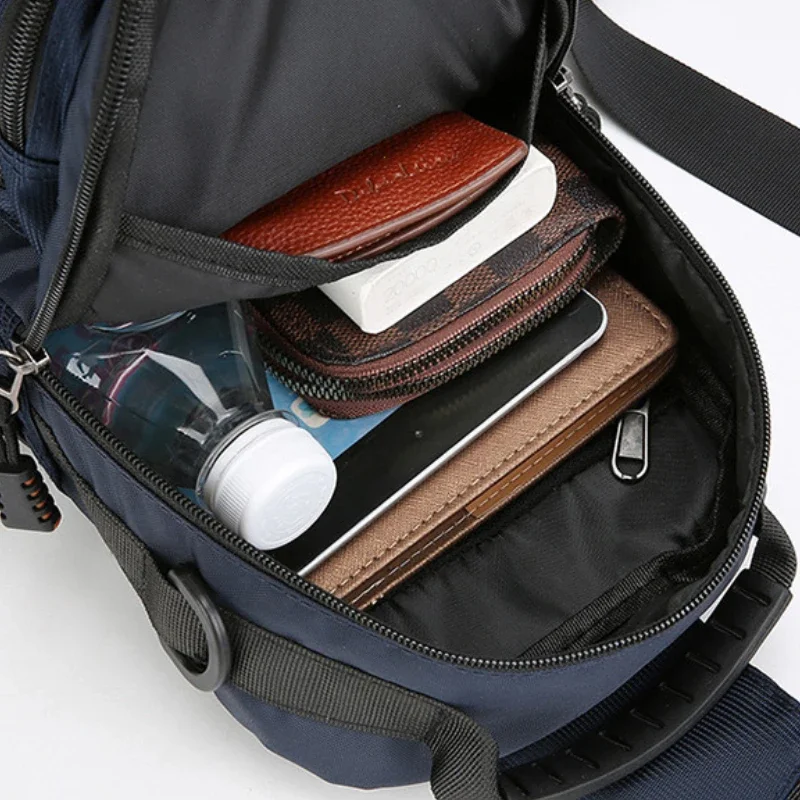 Men's Multifunctional Chest Bag Anti-theft Shoulder Bags Men Travel Lightweight Waist Pack Outdoor Hiking Sports Crossbody Bags