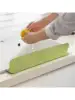 1pc extended sink water stop strip, silicone suction cup, water blocking plate, bathroom sink, splash proof device 2