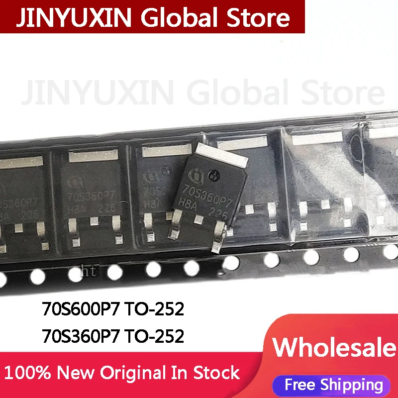 10Pcs-New-70S360P7-IPD70R360P7S-70S600P7-IPD70R600P7S-TO-252-700V-34A ...