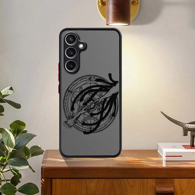 Frosted Translucent Phone Case - Fullmetal Alchemist Fashion