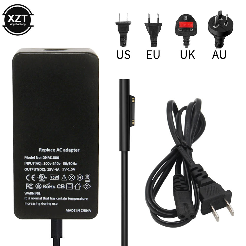 15V 4A 65W Charger Adapter Surface Laptop Book Power Supply For Pro3 Pro4 Pro5 Pro6 Pro7 Fast Charge Power Supply