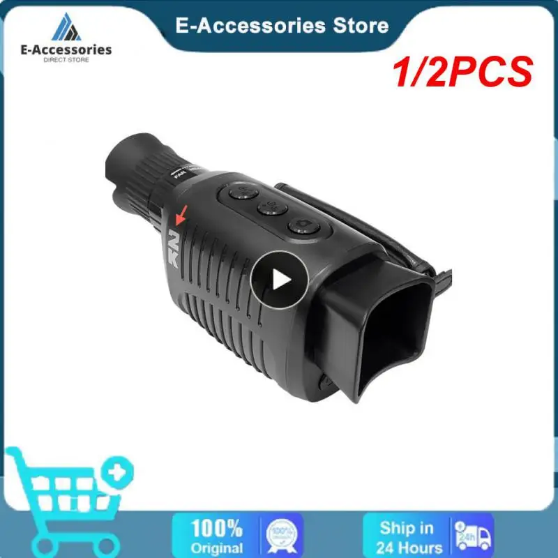 

1/2PCS Rechargable Battery 1080p High Definition Infrared Night Vision Telescope Night Vision Camera Outdoor Hunting