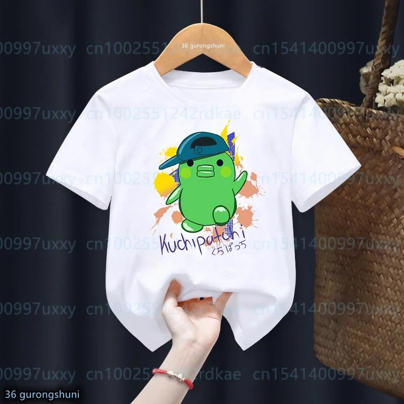 

T-Shirt For Boys Funny Kuchipatchi Cartoon Print Tshirt Fashion Girls T-Shirt Cute Children'S Clothes Summer Boys Girls Clothes