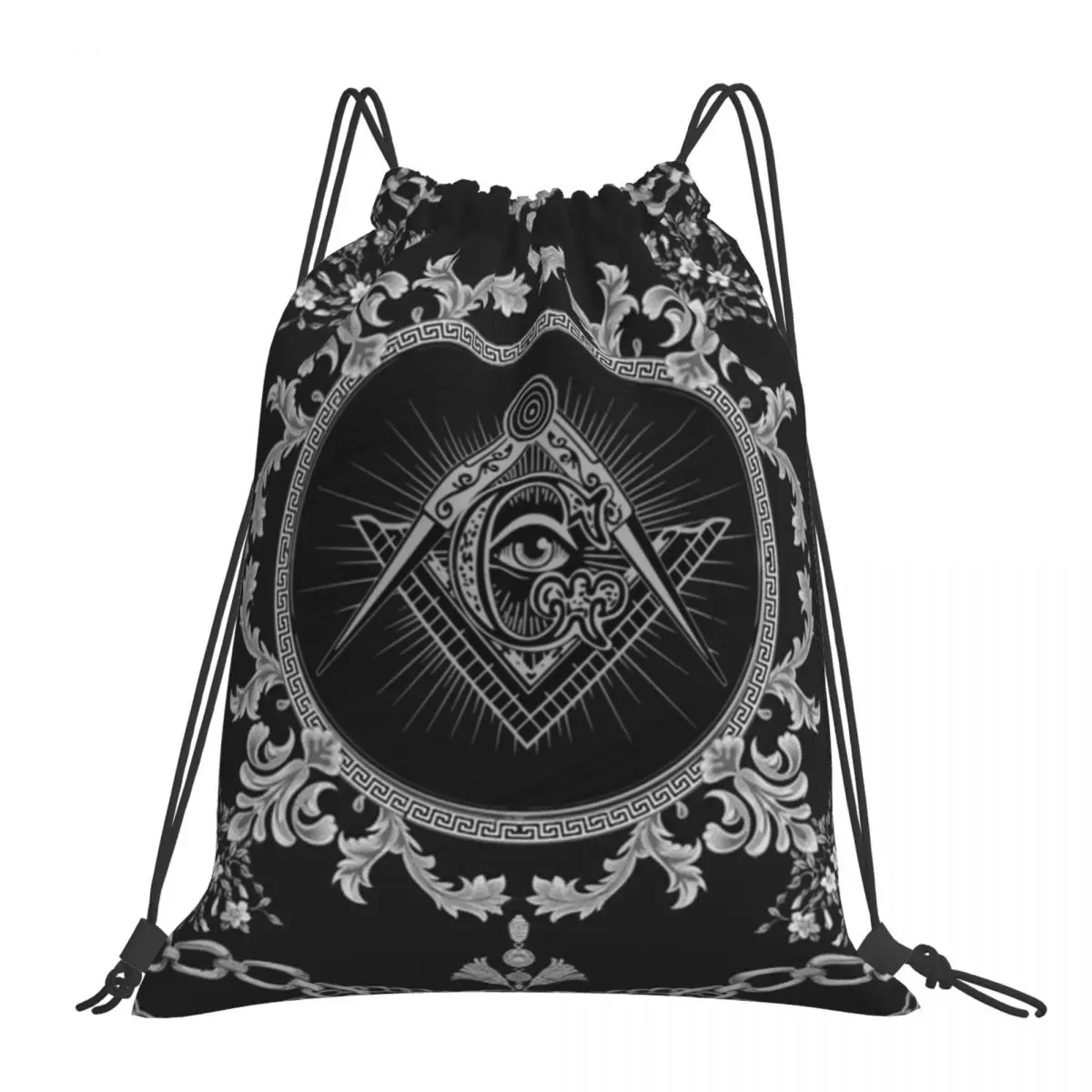 

Ручная мастерская, рюкзаки в стиле барокко, многофункциональные портативные сумки на шнурке, сумка на шнурке с карманами, спортивные сумки, сумки для книг