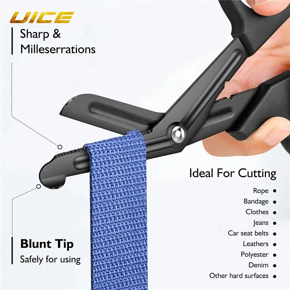 Ice Hockey Tape Scissors With Buckle Multipurpose Stainless Steel Scissor For Cutting PVC Tape Bandage Shear Hockey Accessories