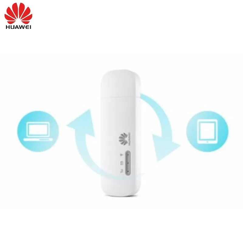 

Разблокированный Мобильный USB Wi-Fi-ключ HUAWEI с поддержкой IOS LTE/4G, 150 Мбит/с (белый) для использования с любой sim-картой по всему миру.