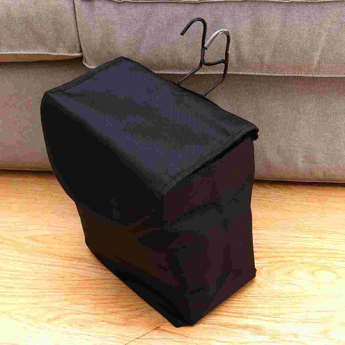 

Bike Basket Foldable Small Cat Carrier Front Removable Handlebar Basket for Kids ( Black )