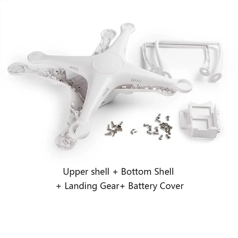 Kit Coque et Train d'Atterrissage pour DJI Phantom 3 - Pièces de Rechange