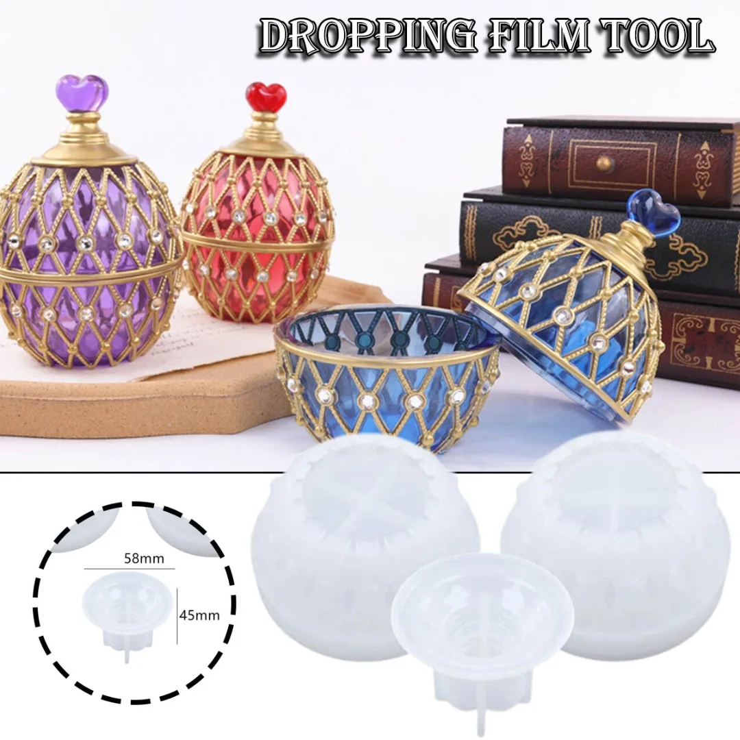 

Jar Silicone Mold Jewelry Box Resin Molds Storage Container Box Casting Mold DIY Home Handmade Decoration Festival Gifts