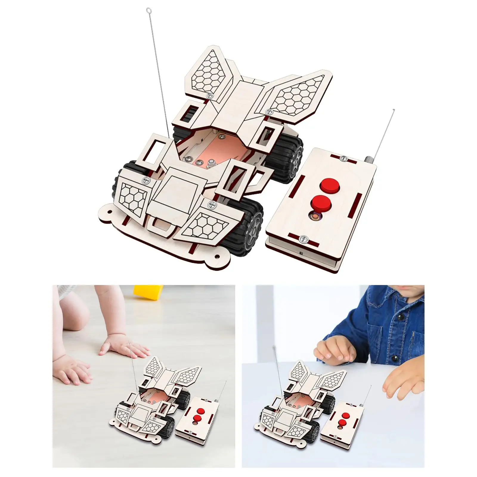 

DIY Science Experiments Playing Game DIY Assembled Developing Toy Car Material
