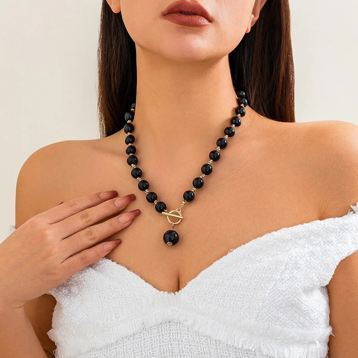 DIEZI Luxury Elegant Choker Necklace Earrings Bracelet Korean