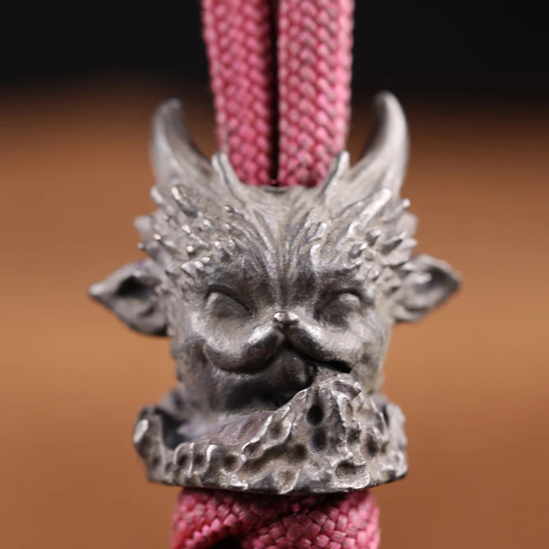 MecArmy FFX Perles En Titane, Pendentif En Titane Pour EDC, Cordon De