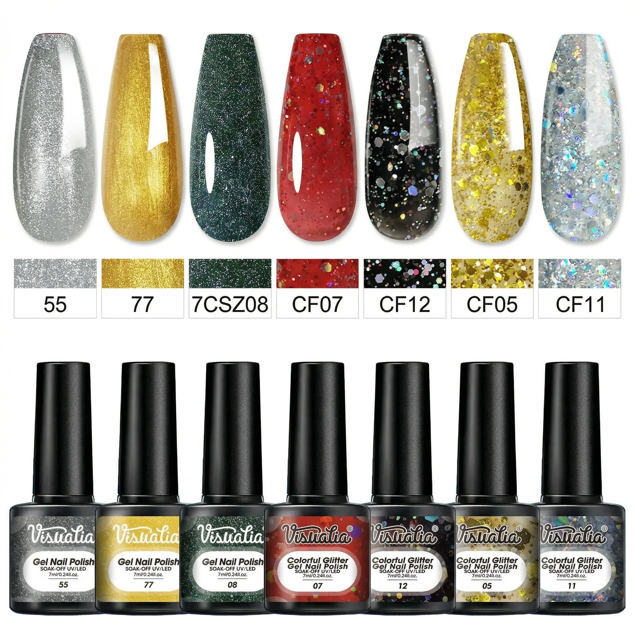 Luxurious Matte Gel Nail Polish Set - 6 Premium Colors