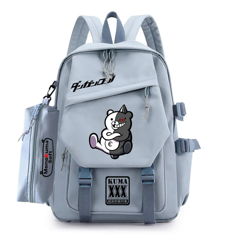 

Anime Danganronpa Schoolbag Dangan Ronpa Large Big Capacity Unisex Backpack Rucksack School Bag