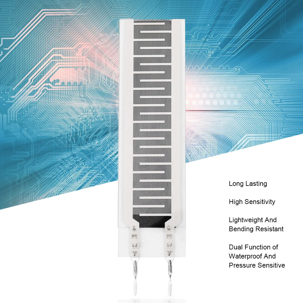 SF15-54 Flexible Resistance-Type Thin Film Pressure Sensor Force Sensitive Resistor Strip Electronic Component