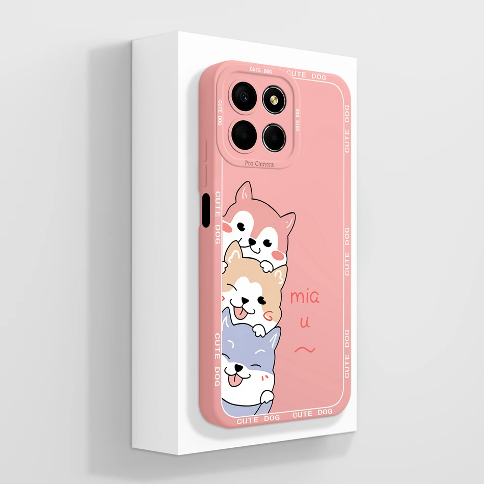 Creative Anime Soft Liquid Silicone Mobile Back Cover