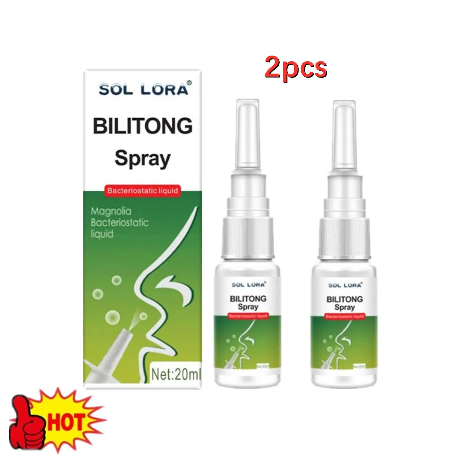 Nasal Spray 2pcs Treatment Chronic Sinusitis Nasal Discomfort Drop Nose Itch Cool Herb Ointment Spray Health Care 20ml nose care spray,nasal spray