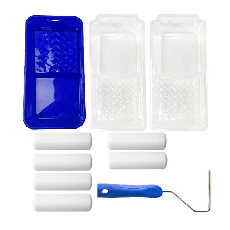 

2-дюймовая кисть из пеноматериала, малярный валик, идеально подходящий для радиаторов и инструмента для отделки отделки R7UA