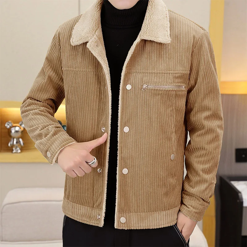 

2024 Cashmere Top Fur Lapel Warm Jacket