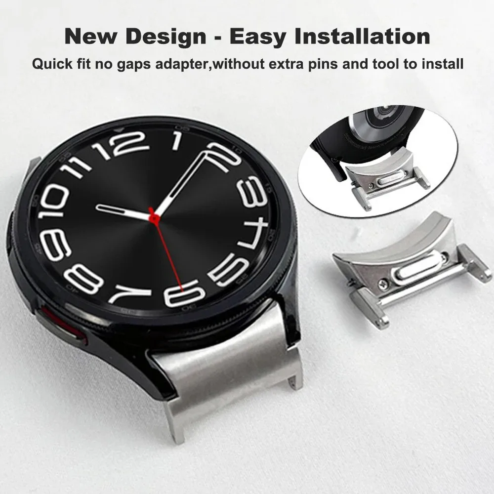 No Gaps Metal Strap - Sleek Business Bracelet with Quick Fit Adjustment