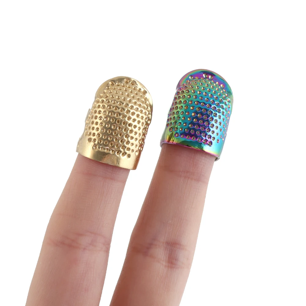 Description Picture 4 of itemVintage Metal Finger Protector Gold Needle Thimble Handworking Antique Ring DIY Crafts Home Sewing Accessories Stitching Tools