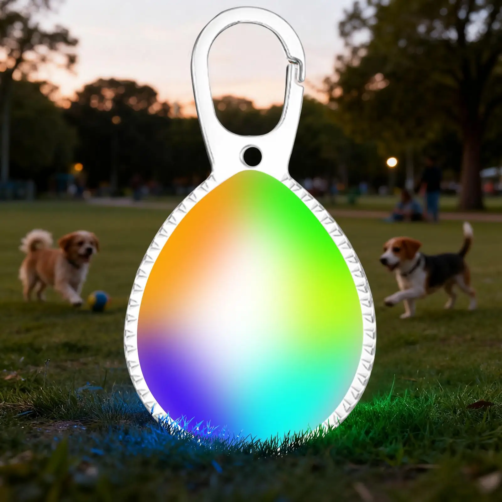 Lights For Dog Collars Rechargeable Clip On 3Pieces Flashlight Waterproof Light For Dog Collar At Night For Evening Walks