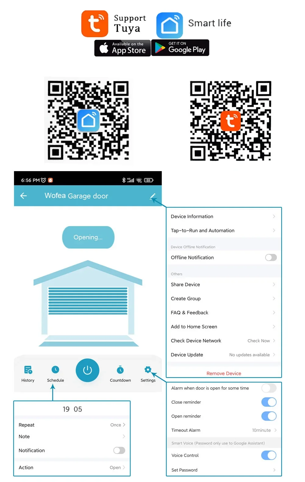 Smart WiFi Garage Door Opener with Mobile Phone Remote Control thumbnail 7