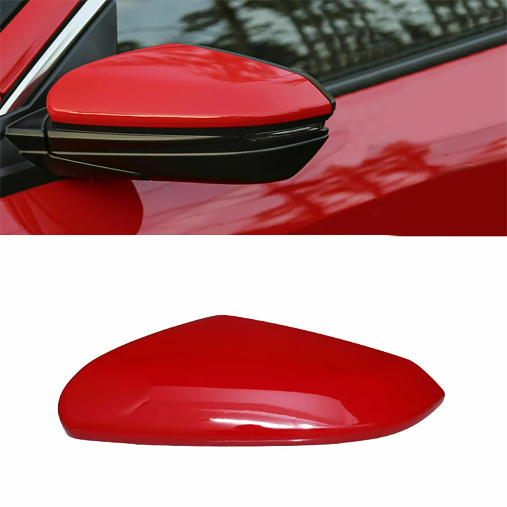 背面ミラーカバートリム%側ドアミラーカバーキャップシェルアドオンフィットトヨタカムリXV 70 LE/SE/XLE/XSE/XLE 2018-2020 (炭素繊維製) ドアミラーカバー I4用 バックミラーサイドミラーカバーキャップ 車の