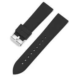 High - Quality Silicone Universal T - Shaped Watch Sports Strap - Waterproof Replacement Strap - 22mm (Black)
