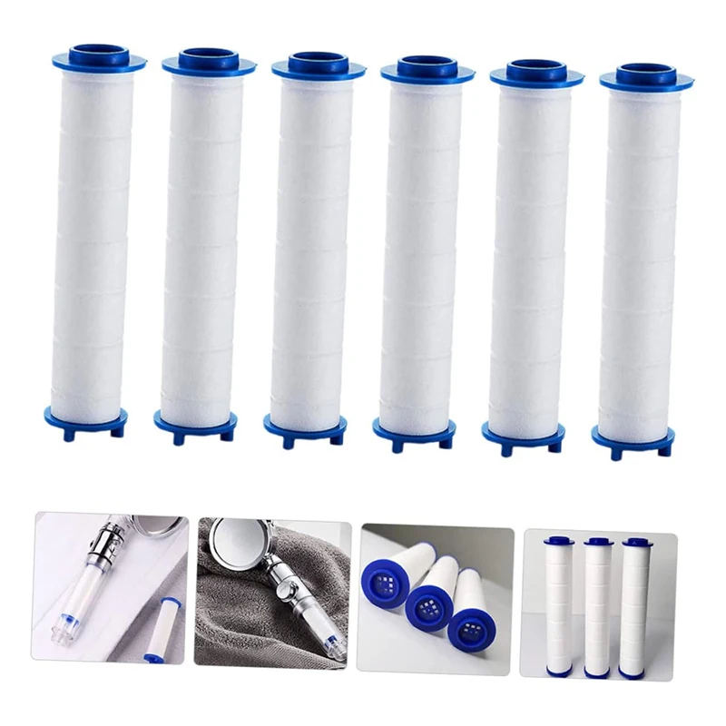 1-50Pcs Shower Head Filter Replacement for Shower Water Cleaning Reduces Chemicals Chlorine Blocks Restores PH Balance 5