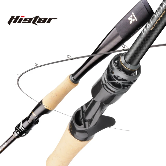 Spinning Casting Fishing Rod Pole Lure Fast MH Power Hard High Carbon Cork  Grip