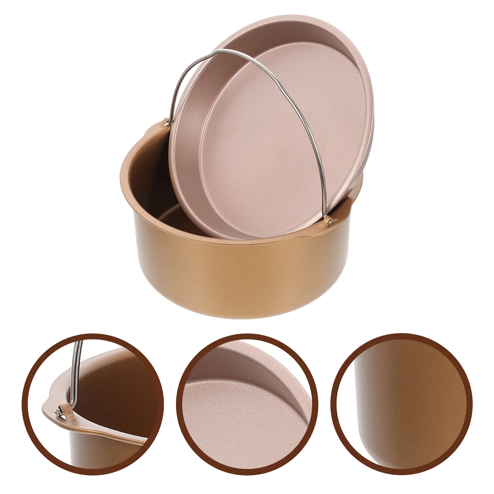 

1 Set of Cake Baking Molds Cheese Cake Pan Wear Resistant Pizza Pan for Home