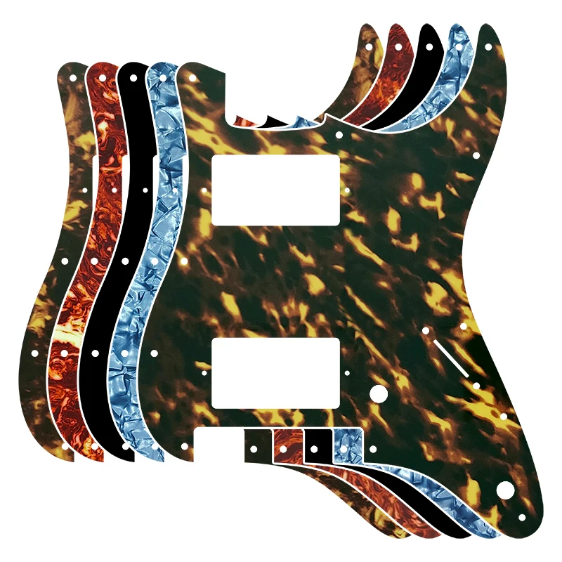 

Pleroo Custom Guitar Parts - For US 11 Screw Holes Strat With Floyd Rose Tremolo Bridge Single HH Guitar Pickguard Scratch Plate