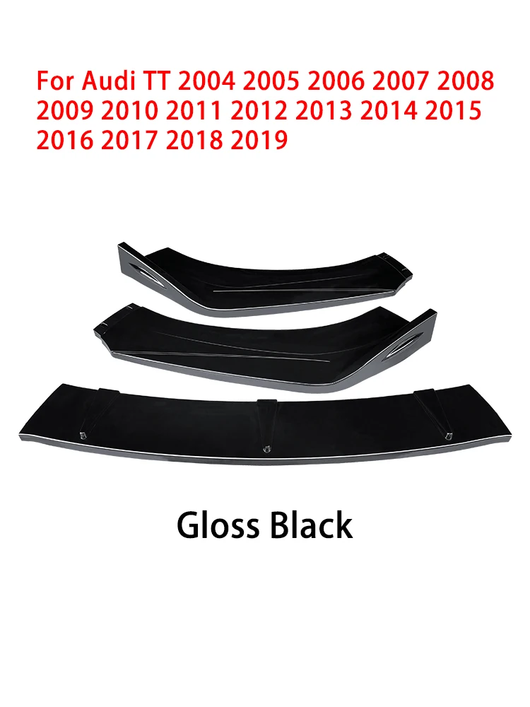 Kit Paraurti In Fibra Di Carbonio Look Per Auto - Splitter, Canard, Diffusore E Spoiler Universali - Foto 7