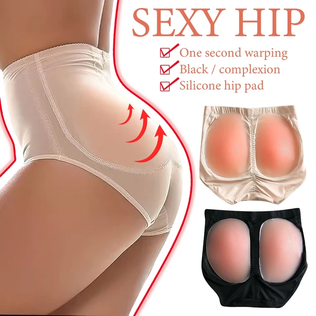 300g Silicone Pad Enhancer Fake Ass Panty Hip Butt Lifter Underwear  Invisible Bottom Shaper Seamless Padded Shapewear Panties - Panties -  AliExpress