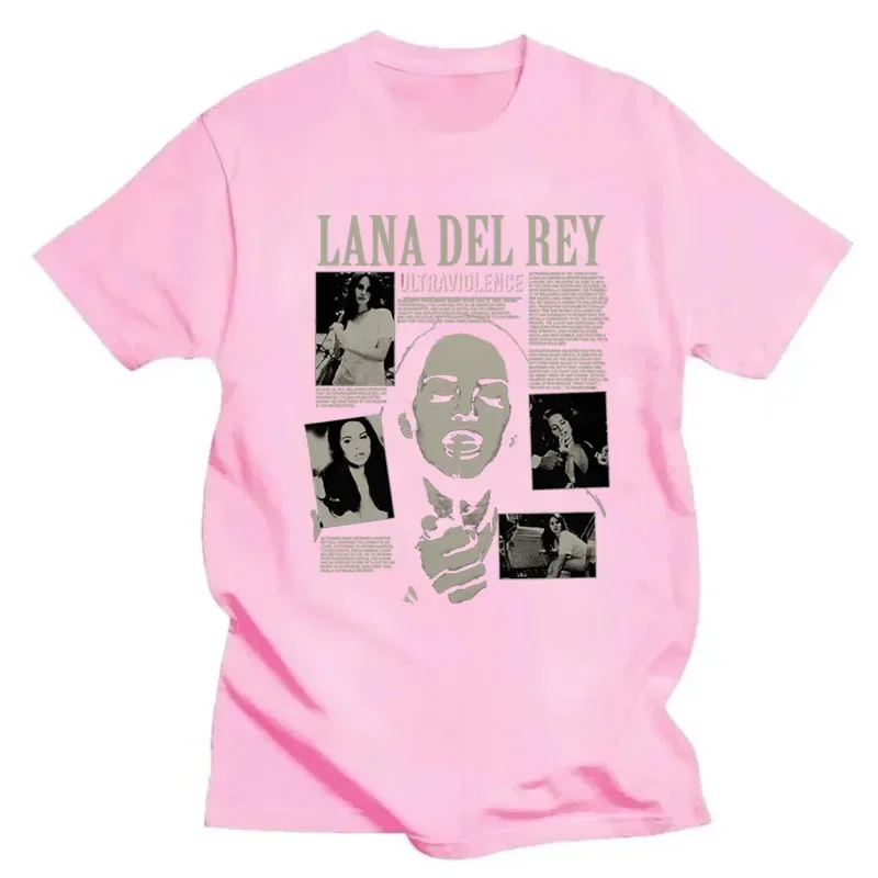 Singer Lana Del Rey Print T Shirt Men Women Fashion Hip Hop Streetwear Harajuku Short Sleeve Plus Size T Shirt Unisex Top 3