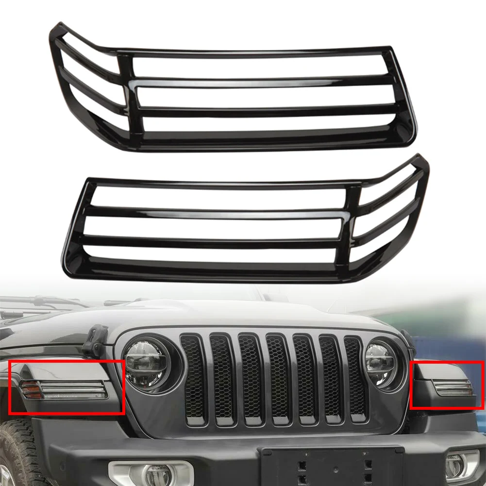 

2 шт., декоративная накладка на переднее колесо автомобиля для Jeep wrangler JL 2018 2019 2020
