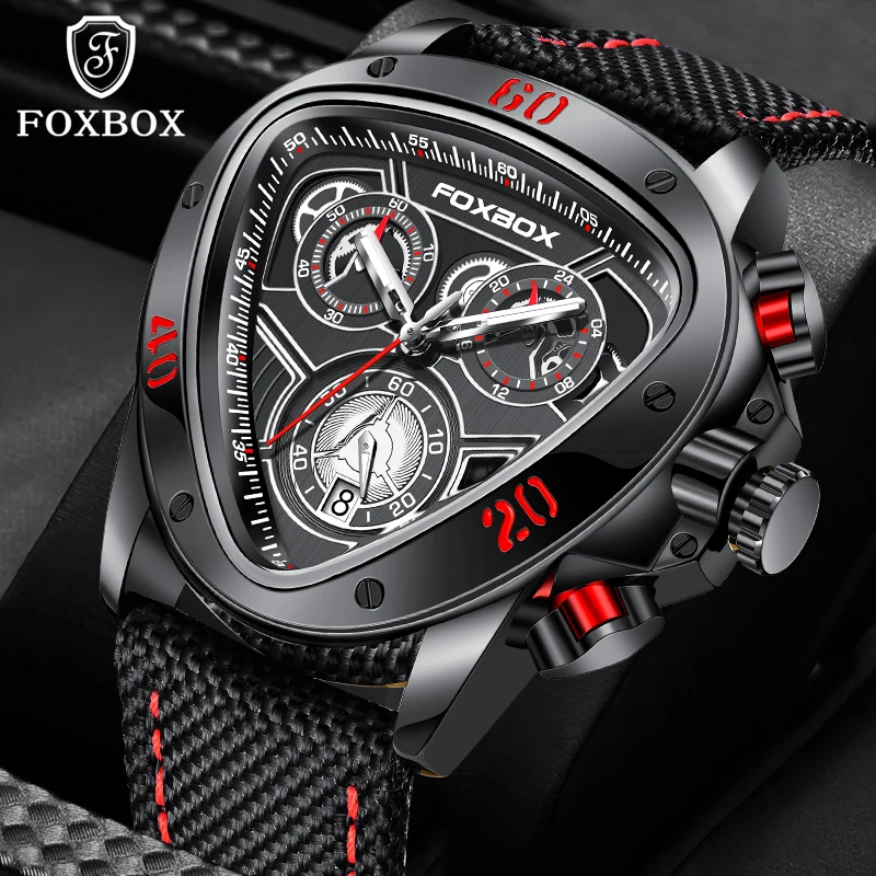 

LIGE Chronograph Creative Big Dial Men Watch Nylon Strap Military Sports Watch for Men Date Clock Quartz Wristwatch Watches Mens