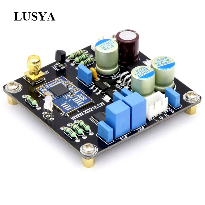 

Модуль приема звука Lusya Csr 8675, модуль декодирования PCM5102A I2S, плата DAC, поддержка 5,0 с антенной APTX-HD, Bluetooth G11-006